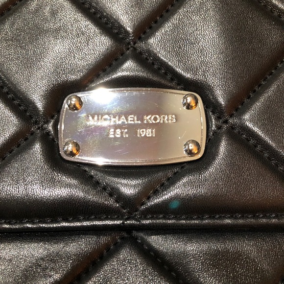 Michael Kors Black Leather Crossbody - Picture 2 of 4